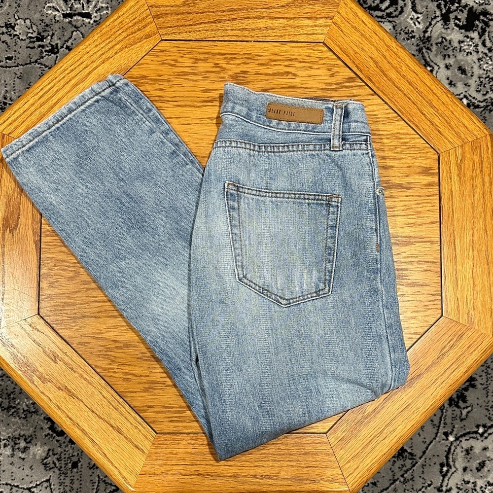 *BLANK PAIGE* Classic Blue Distressed Denim Collection Jeans Size Medium